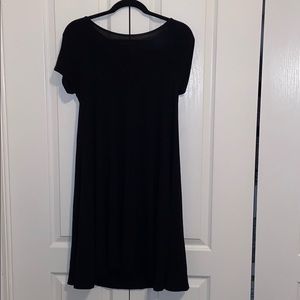 Black t-shirt dress